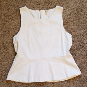 Jcrew peplum blouse